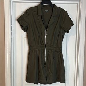 Utility Shorts Romper